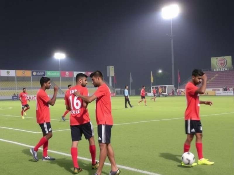 Indian Football Fans Playing Kolkata Kickers Elite